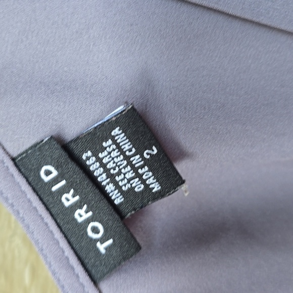 Torrid Gray georgette strappy swing Tank 2X - Picture 3 of 5